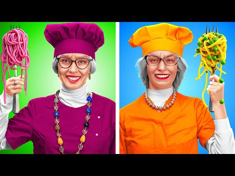 LA NONNA DI MAMMA vs LA NONNA DI PAPÀ 👵 Chi Cucina i Piatti Migliori? Su 123 GO FOOD