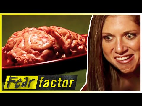 Eating COW'S BRAINS 🤮🐄| Fear Factor US | S02 E03 | Full Episodes | Thrill Zone