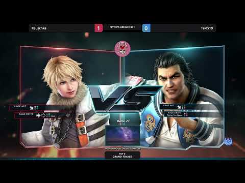 Flynn's Arcade 041 Grand Finals - Rauschka (Leo) Vs. Tekfx19 (Le)i Tekken 7