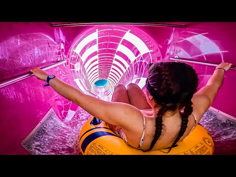 World's Most Colorful WaterSlides at MIRAMAR Waterpark