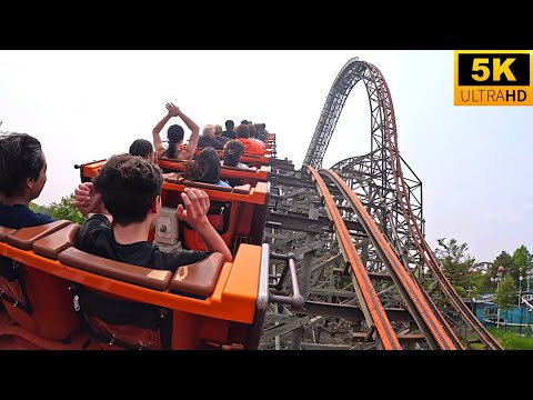 Goliath POV 5K RMC Topper Track Coaster Six Flags Great America Gurnee, IL