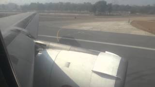 preview picture of video 'Biman DC-10 Final Take Off from Dhaka, Bangladesh - Window View'