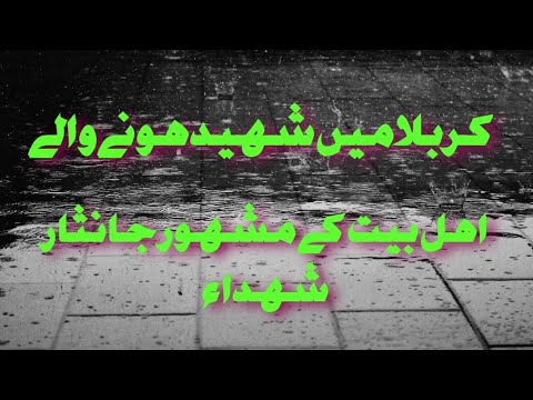 Shuhada e Karbala | Ahl e Bait ke Waqi'at 10 Muharram 61 Hijri/#shortvideo #viralvideo #video