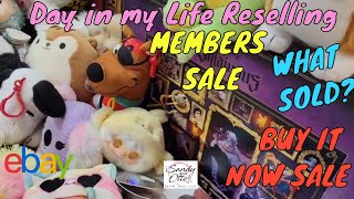 Members Only Sale-What I Brought | Buy It Now SALE | What Sold Vlog | Full-Time Reseller #thrifting