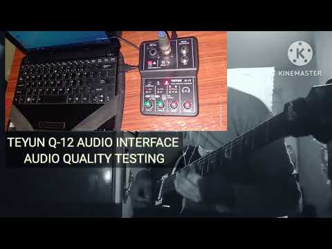 Teyun Q-12 Audio Interface/Audio Quality Testing (Very nice cheap audio interface)