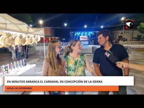 En minutos arranca el Carnaval en Concepción de la Sierra