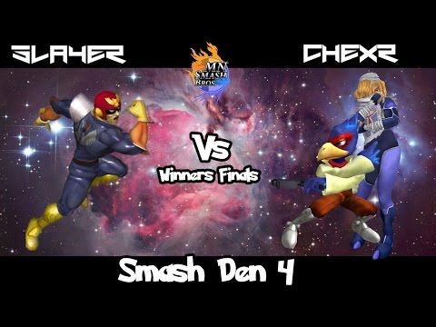 Smash Den 4 Melee - Chexr(Sheik,Falco) vs Slayer(Capt.Falcon) Winners Finals