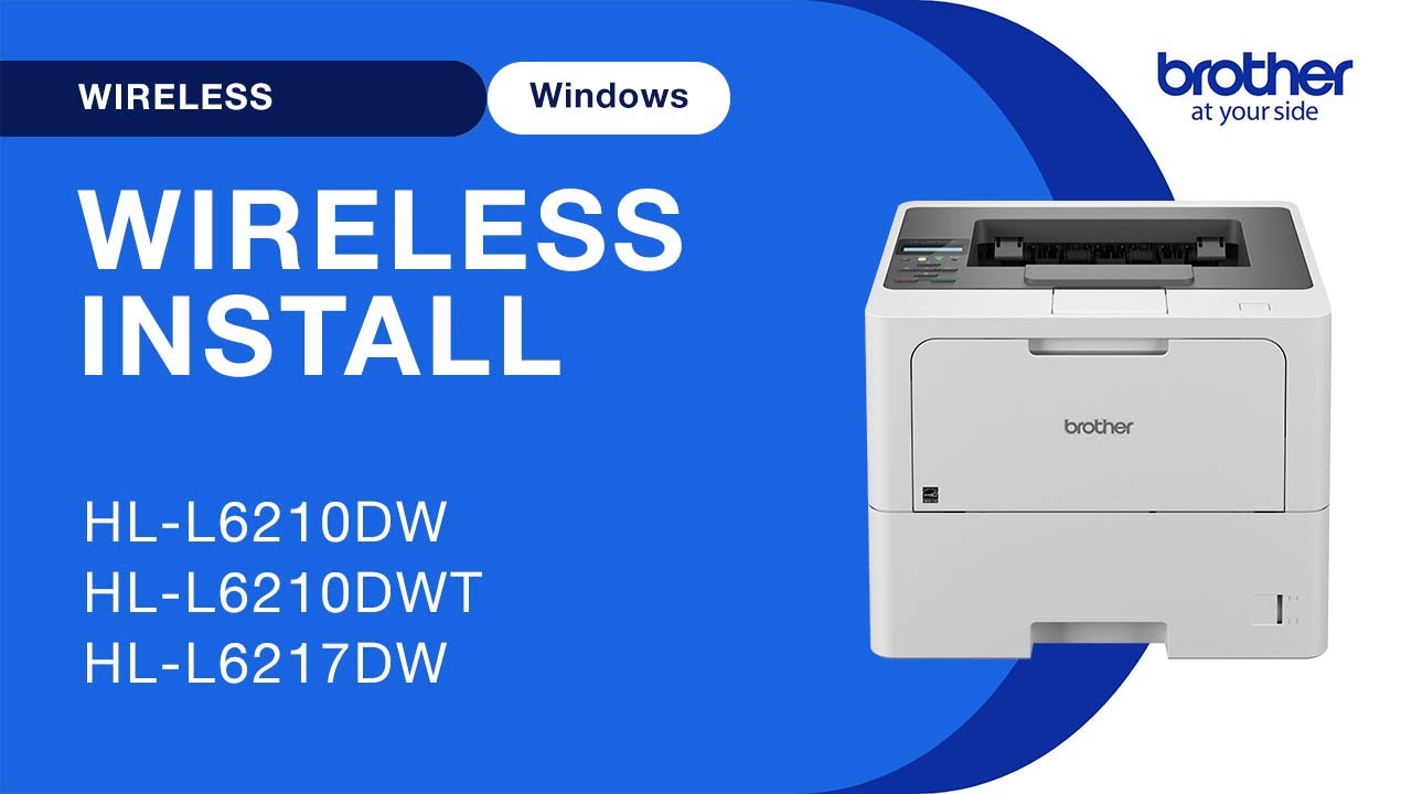 HLL6210DW wireless setup - Windows