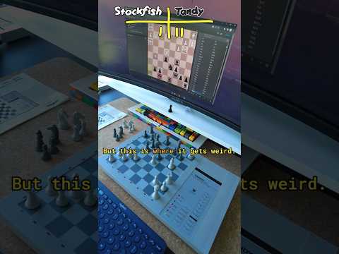 Stockfish vs 1980s Tandy Chess Computer