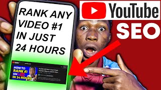 Youtube SEO - 2022 - How To Rank Youtube Videos Fast (In 24 Hours)