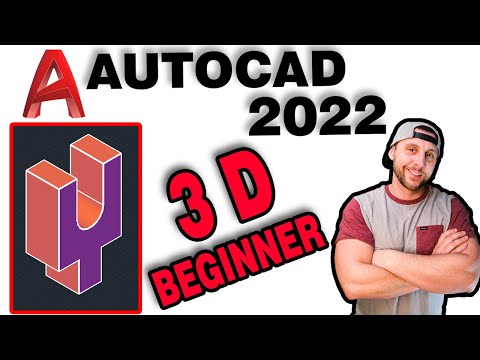 3D Modeling 101 Beginner Tutorial \\ AutoCAD 2022