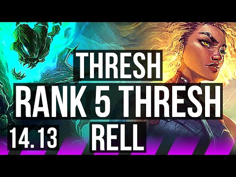 THRESH & Draven vs RELL & Miss Fortune (SUP) | Rank 5 Thresh, 2/1/14 | EUNE Challenger | 14.13