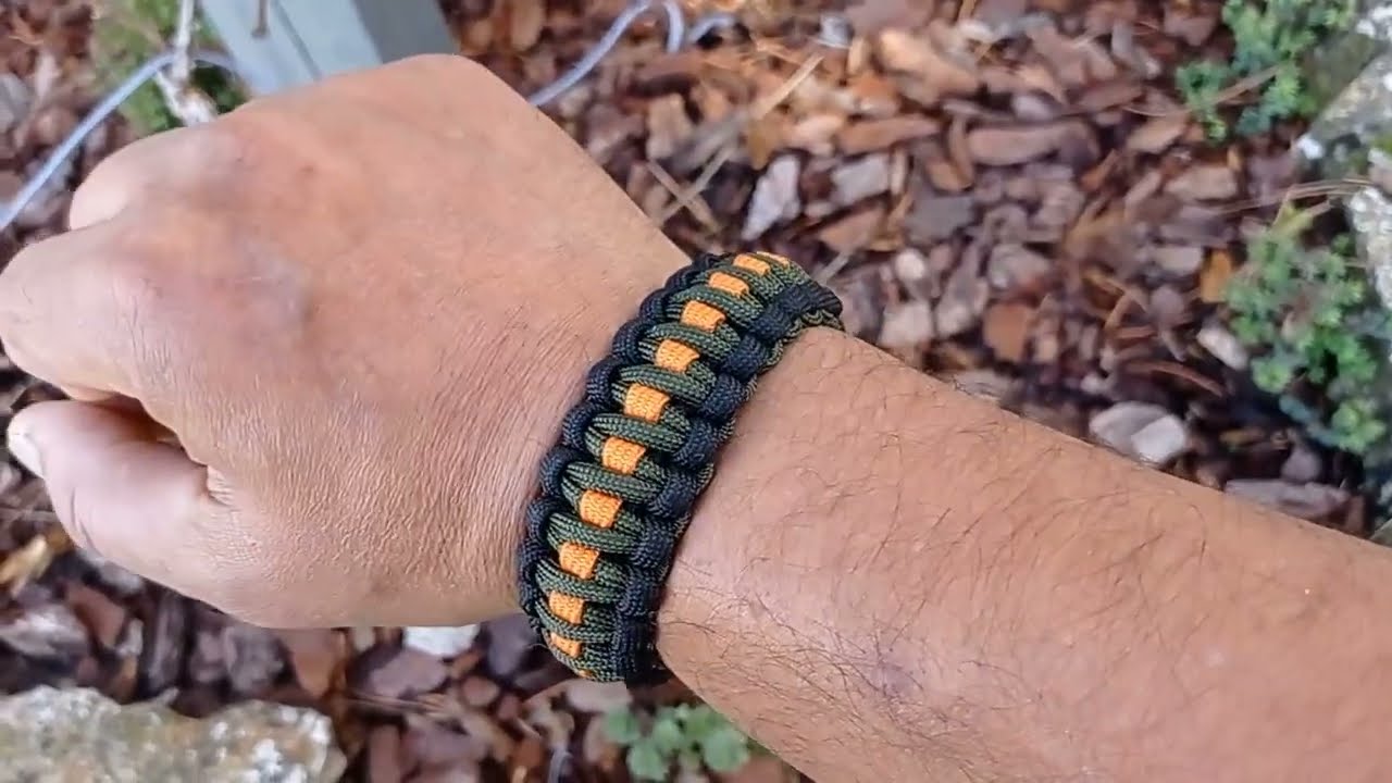 Watch Pulsera paracord cobra doble Now Pulsera paracord cobra doble