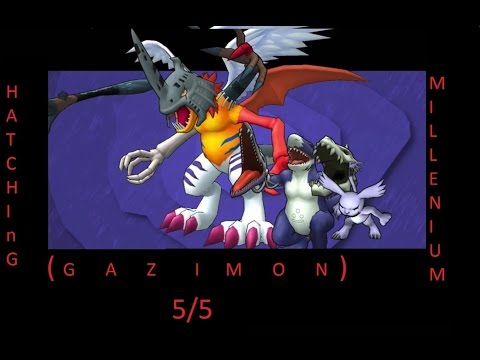 Making 3/5 Millenium(Gazimon) to a 5/5-Digimon Masters Online!