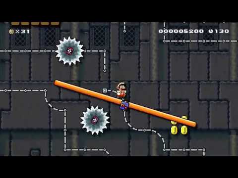 Mario Maker 2: "See Saw" by Kosmer