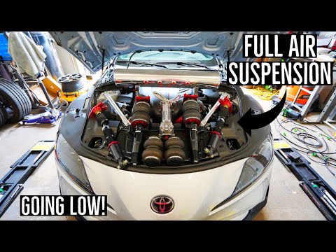Installing Air Lift Performance 3H Suspension on my 2021 Toyota Supra A90 | Part 1