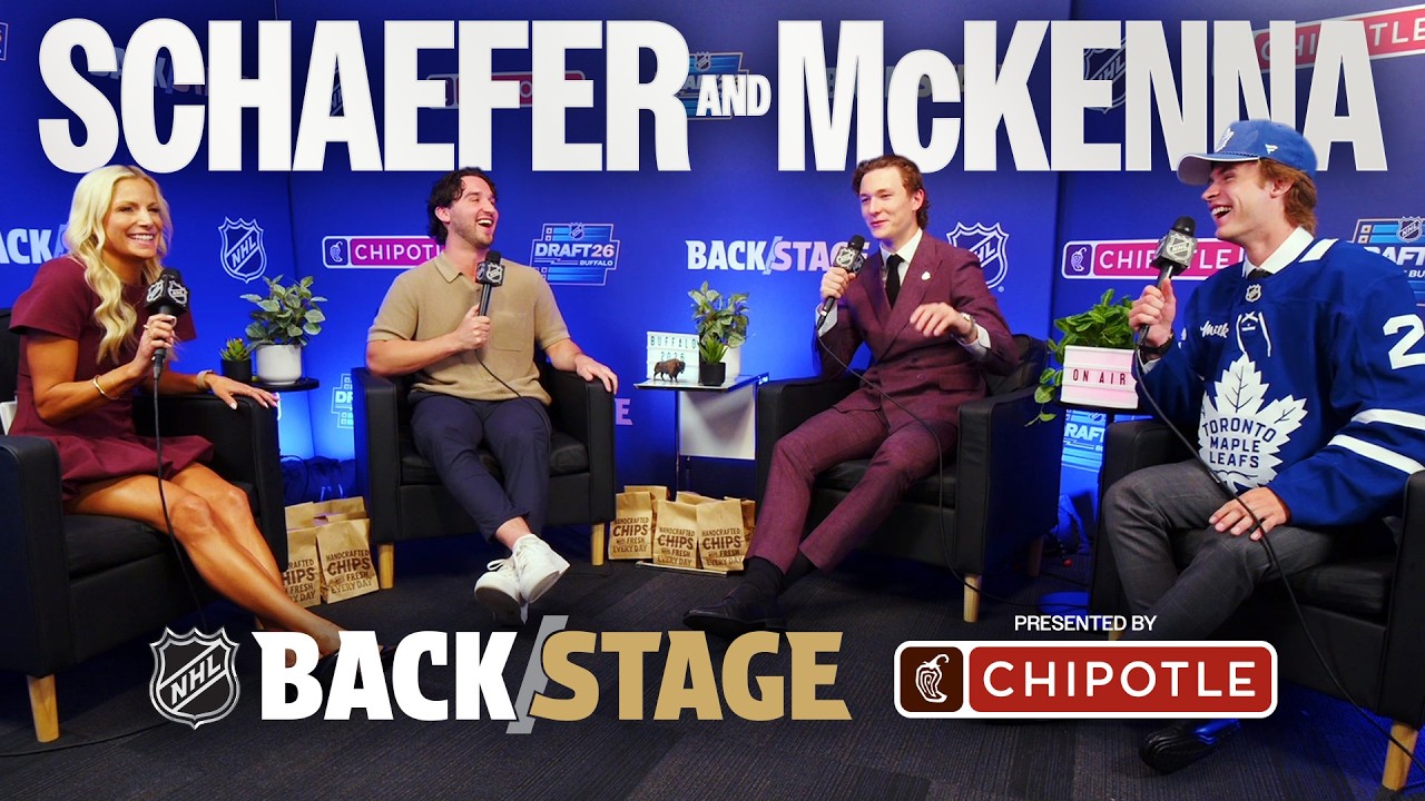 Matthew Schaefer Returns to NHL Draft Day | NHL Backstage Presented by Chipotle