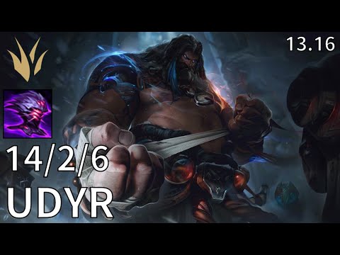 Udyr Jungle vs Taliyah - EUW Challenger | Patch 13.16