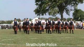 preview picture of video 'Strathclyde Police Annan 2010 British Pipe Band Championships'