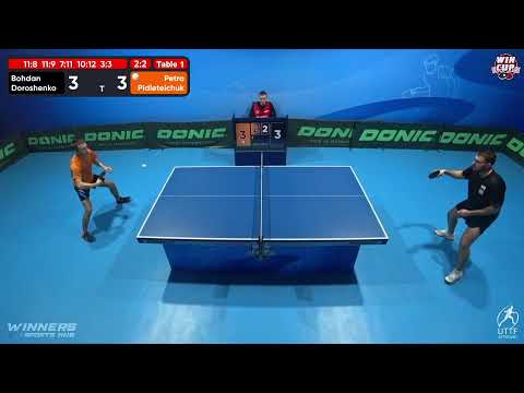 16:00 Bohdan Doroshenko 3-2 Petro Pidleteichuk West 3 WIN CUP 30.11.2022 | TABLE TENNIS WINCUP