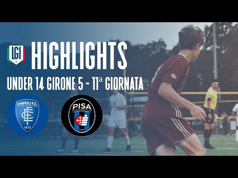Highlights Empoli-Pisa U14 Pro, Girone Toscana, 11^ giornata stagione 2023-24