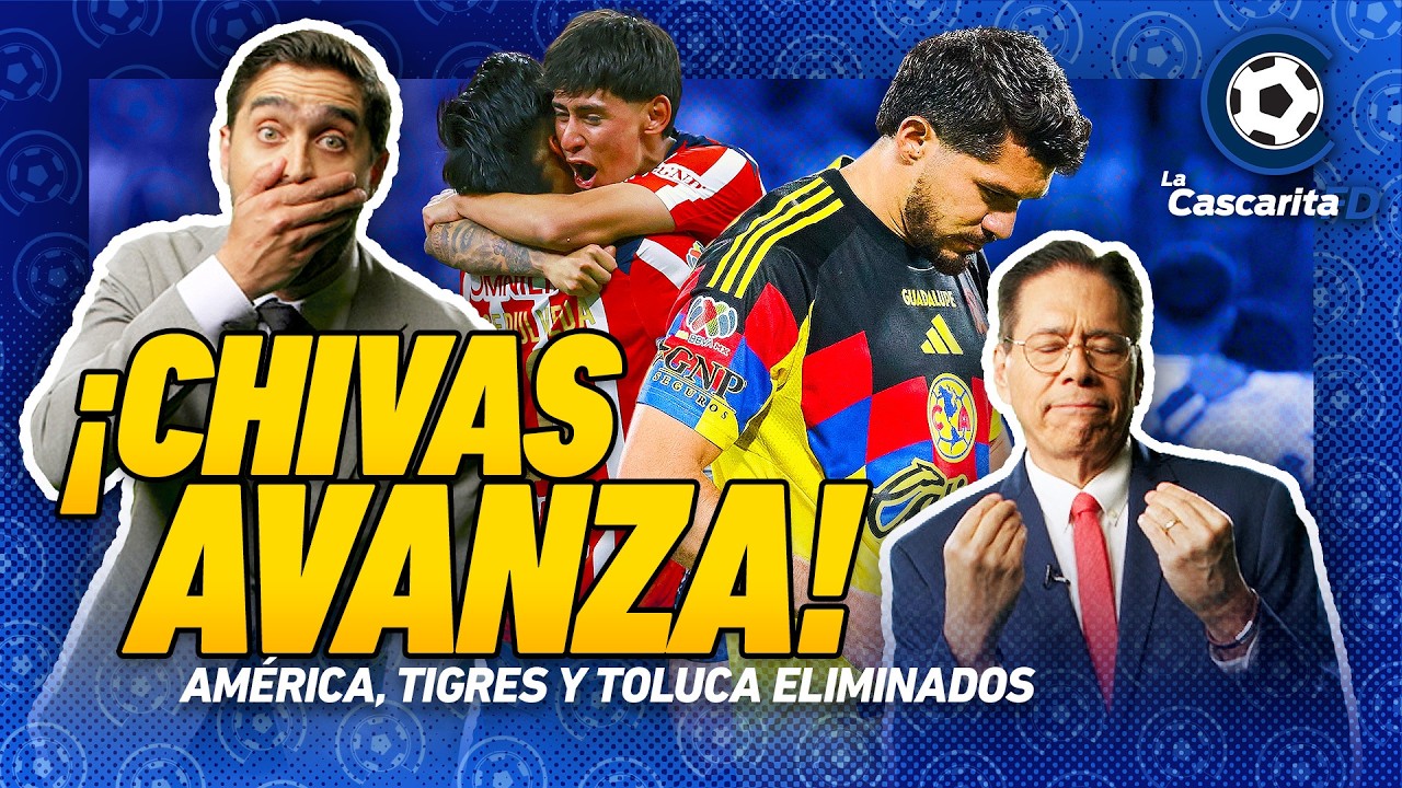 🔥 ¡SEMIFINALES DEFINIDAS! | Chivas ante Cruz Azul y Pumas frente a Pachuca | La Cascarita