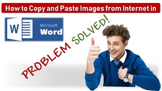 MS Word How to Copy Paste Images from Internet