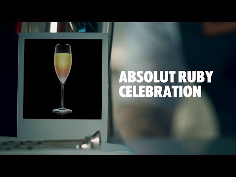 ABSOLUT RUBY CELEBRATION DRINK RECIPE - HOW TO MIX