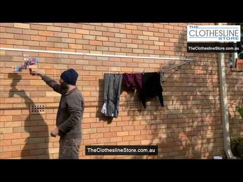 Adams Product Review of his New Austral Compact 39 Wall Mounted Clothesline at The Clothesline Store