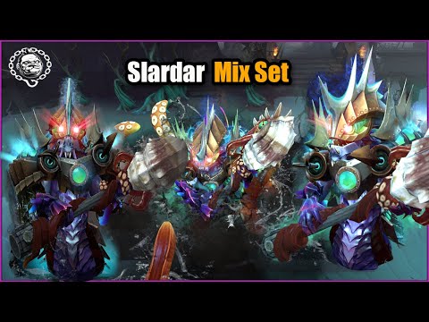 Slardar Immortal Mix Set Fin of the First Spear + Grasping Bludgeon + Crimson First of the Flood