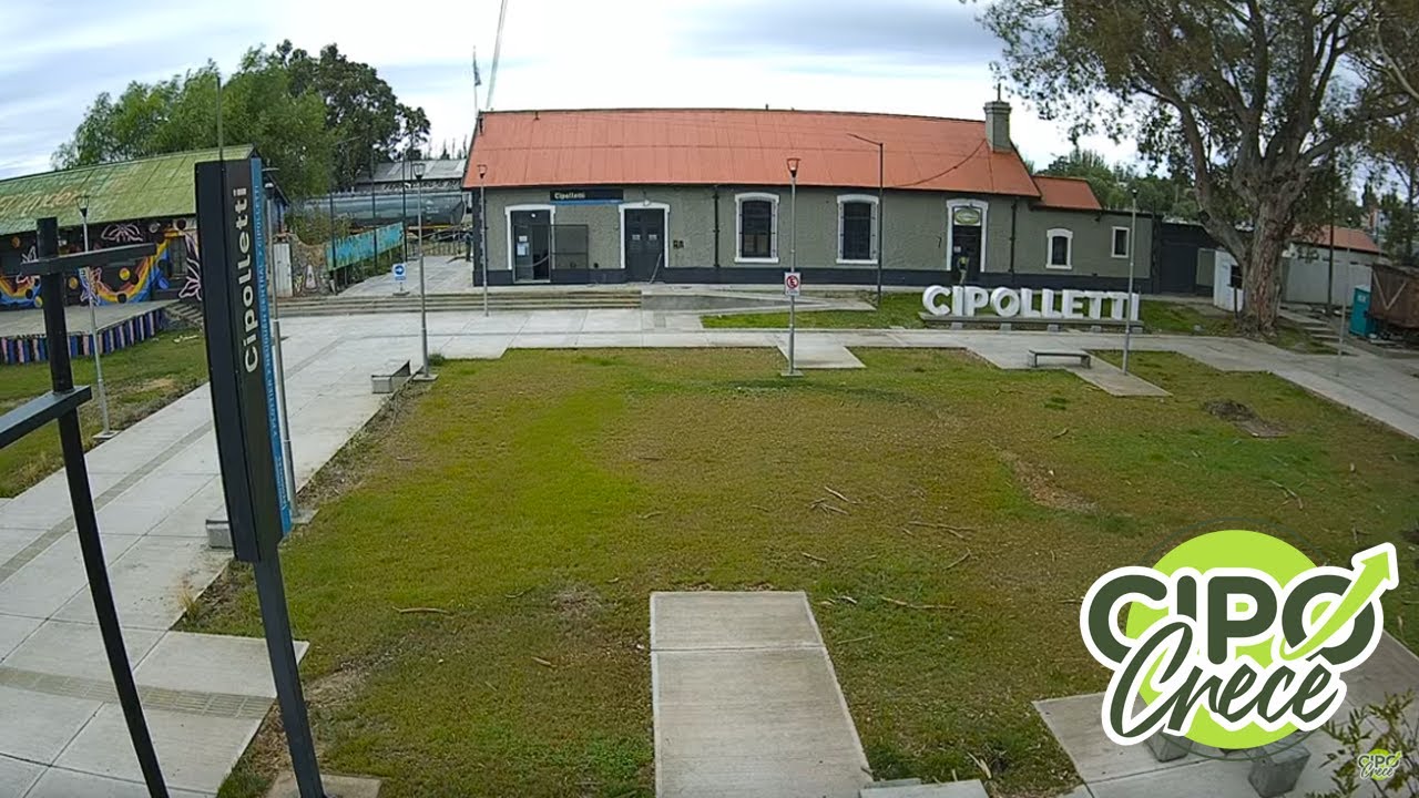 Live webcam view of Paseo del Ferrocarril de Cipolletti