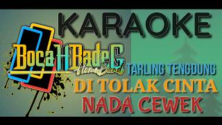 Download lagu DI TOLAK CINTA (NADA CEWEK)  karaoke lirik mp3