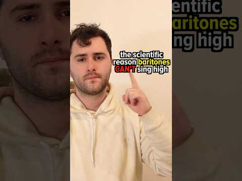 “baritones can’t sing high” 🤡🤣