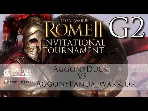 AggonyDuck vs AggonyPanda_Warrior G2 |Team Dignitas Rome II Invitational Tournament