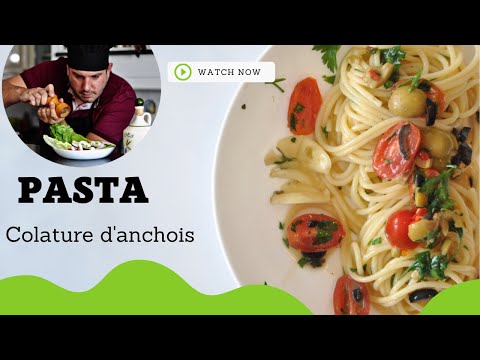 Pasta Colature d'anchois