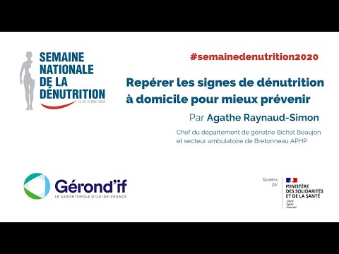 COMMENT REPERER LES SIGNES DE LA DENUTRITION A DOMICILE