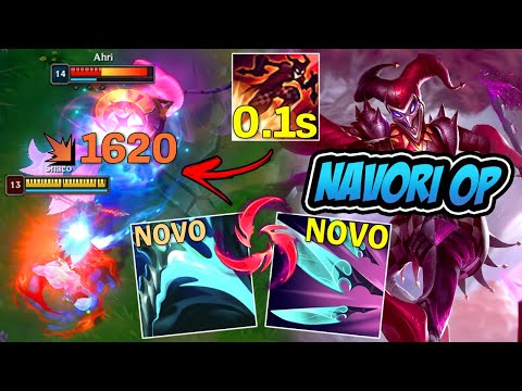 *NOVO* SHACO AD DE NAVORI COM INVISIBILIDADE INFINITA !! - LEAGUE OF LEGENDS