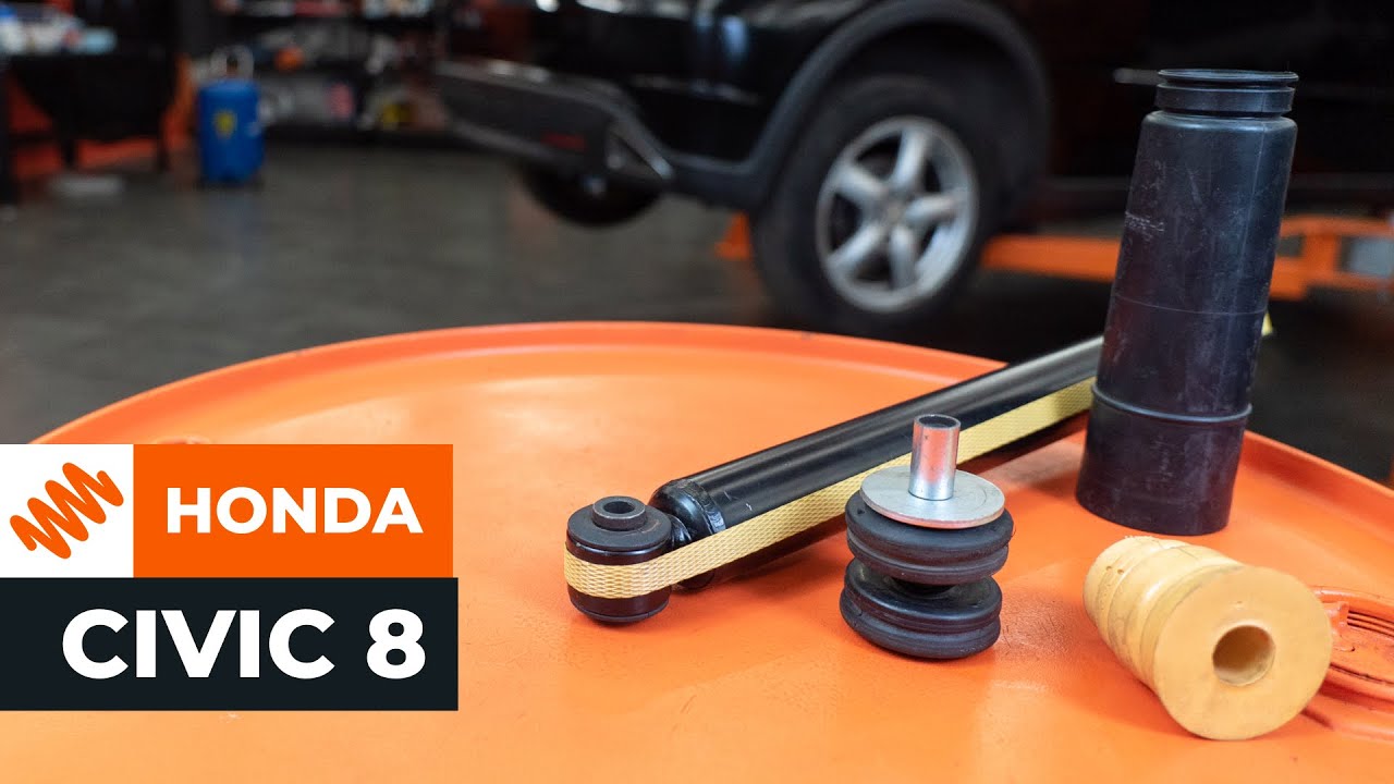 Kuinka vaihtaa iskunvaimentimet taakse Honda Civic 8-autoon – vaihto-ohje