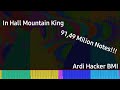 [Black Midi] In Hall Mountain King - 91.49 Milion Notes | Ardi Hacker BMI