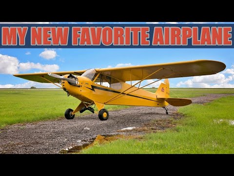 Flying a 1944 Piper J3 Cub from City of St Petersburg across the ocean to a grass strip.