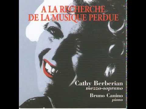 Cathy Berberian. À la recherche de la musique perdue. Madrid concert 1974. Very Funny.