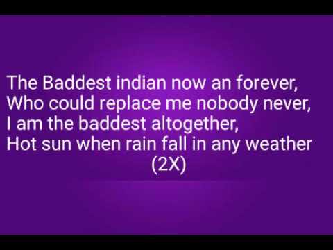 Trini Dave - The Baddest Indian (Lyric Video)