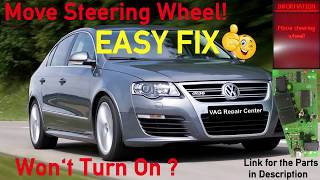 Volskwagen Passat B6/3C/CC ELV Steering Column Lock Actuator Fix DIY 3C0905864