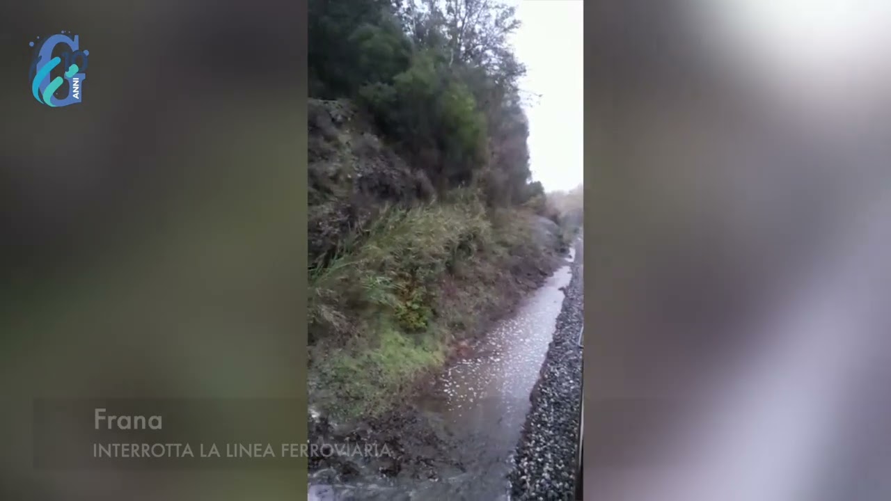 Chiusa per una frana la linea ferroviaria Siena Grosseto