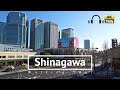 4K Binaural Shinagawa Walking Tour Tokyo Japan