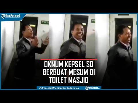Viral Oknum Kepala Sekolah Dasar di Grebek Warga Diduga Berbuat Mesum di Toilet Masjid