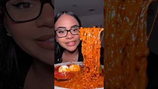 cheesy ramen + gooey eggs