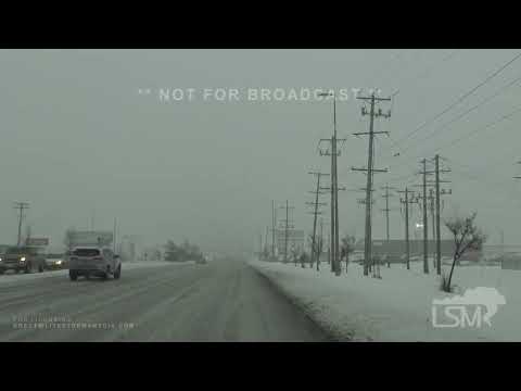 12-13-2022 Fargo, ND - Wintery mix- Slush covered roads- Heavy snow