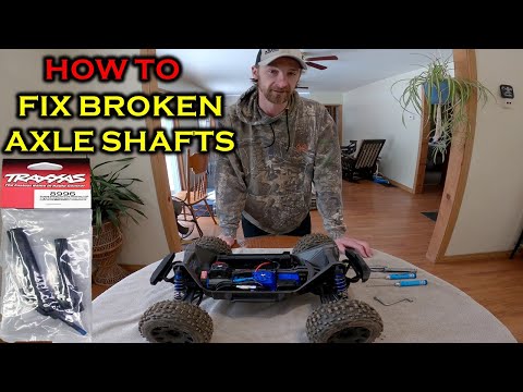 Traxxas Maxx V2 Fixing Axle Shafts (CV Shaft) *How To*