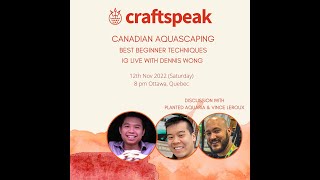 Discussion of beginner techniques with Canadian folks